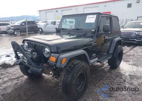 2004 Jeep Wrangler Sport from USA, damaged, VIN 1J4FA49S14P770038